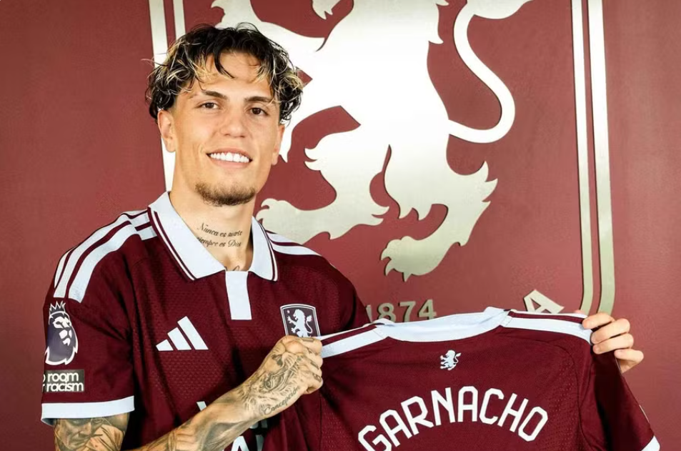 Garnacho é reforço do Aston Villa