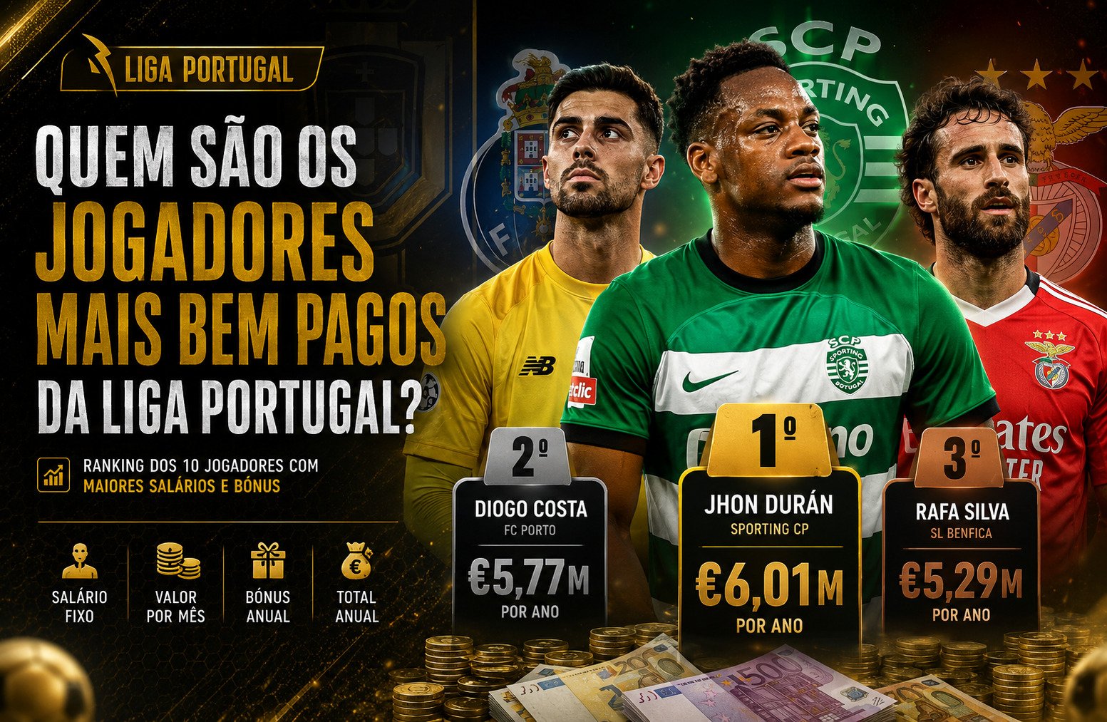 TOP 10 maiores salários