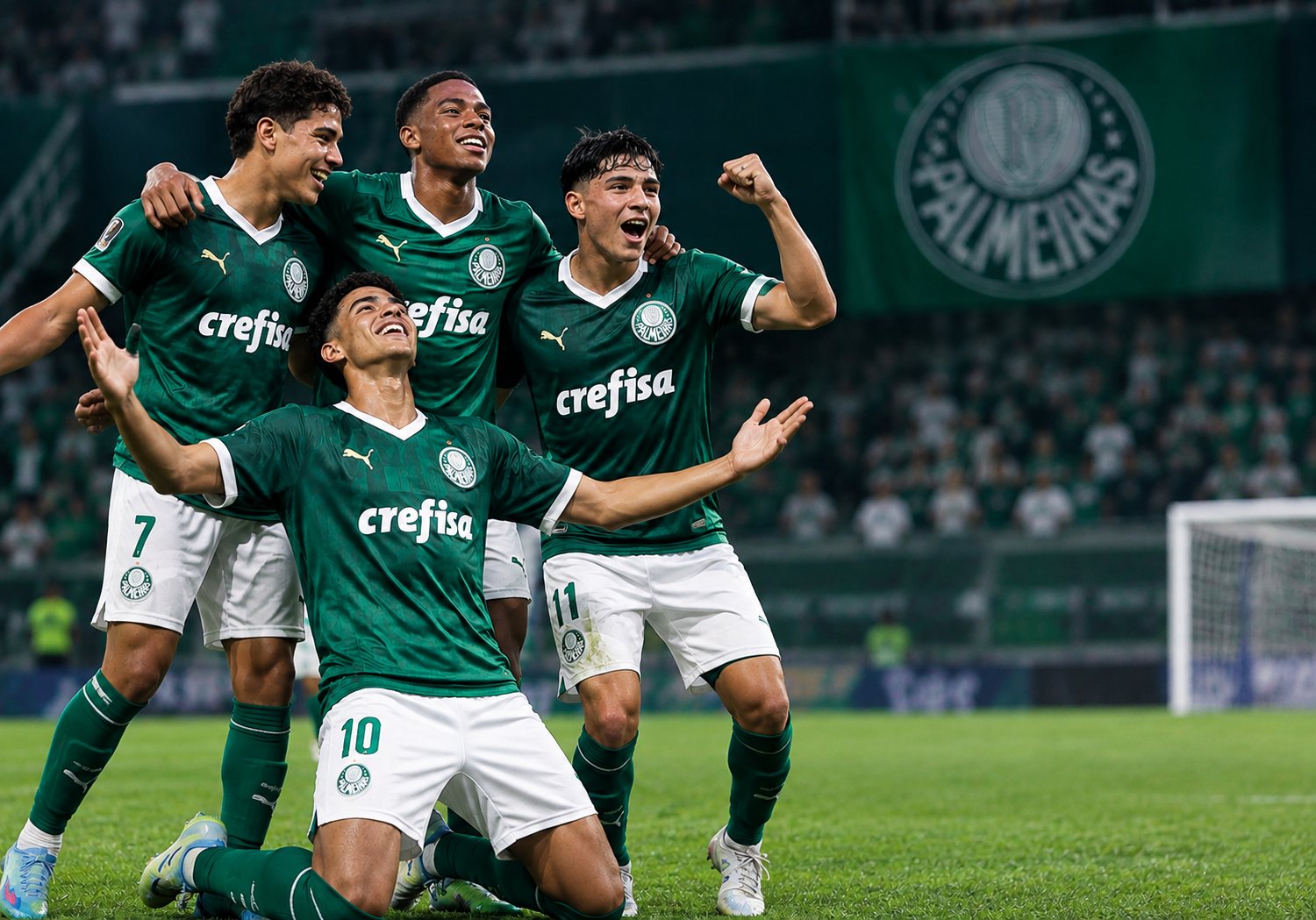 Palmeiras sub 20 com goleada de 10-0